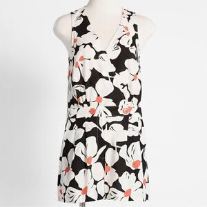 ModCloth Just Want to Have Sun Surplice Romper tropical size L‎ NEW